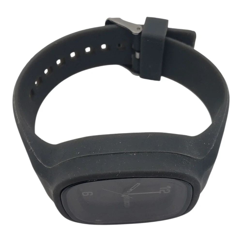 Kuikku Tokyo Watch Black Silicone Band Square Dial Japan Movement Quartz Works